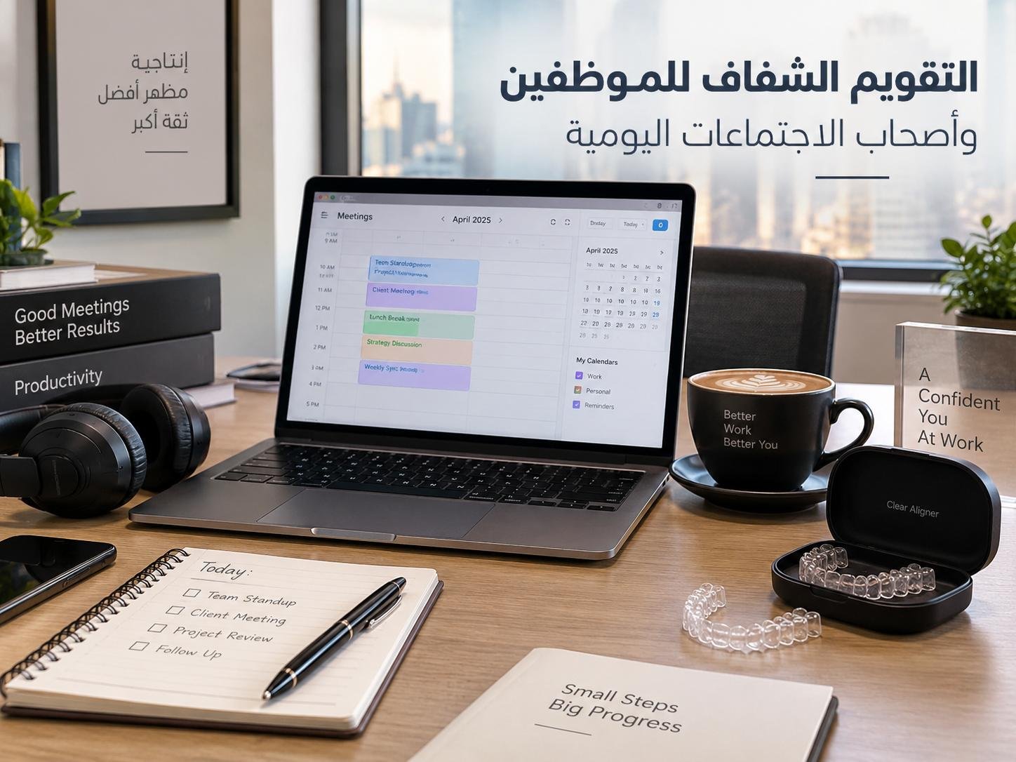 التقويم الشفاف للموظفين وأصحاب الاجتماعات اليومية