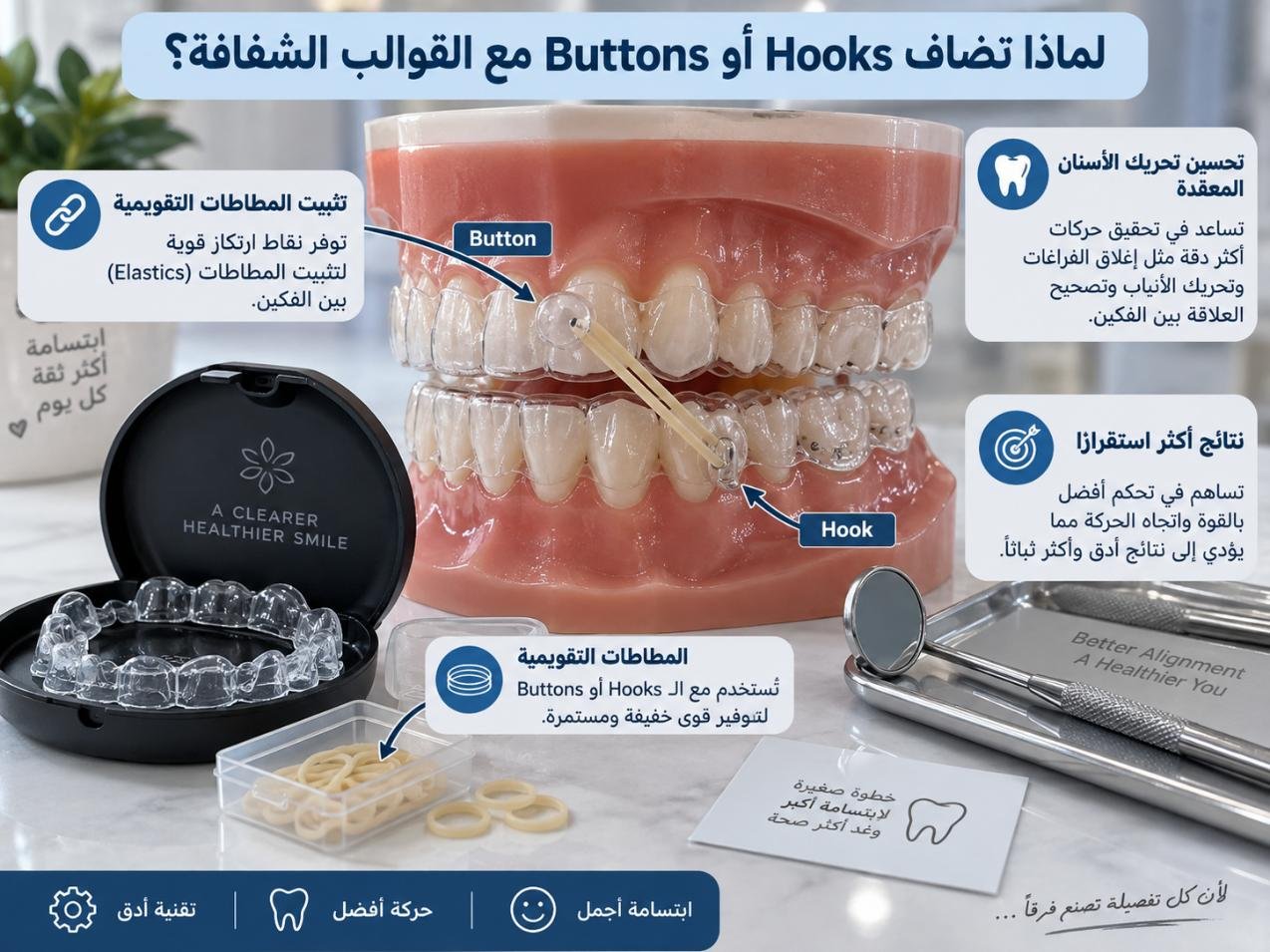 لماذا تضاف Hooks أو Buttons مع القوالب الشفافة؟