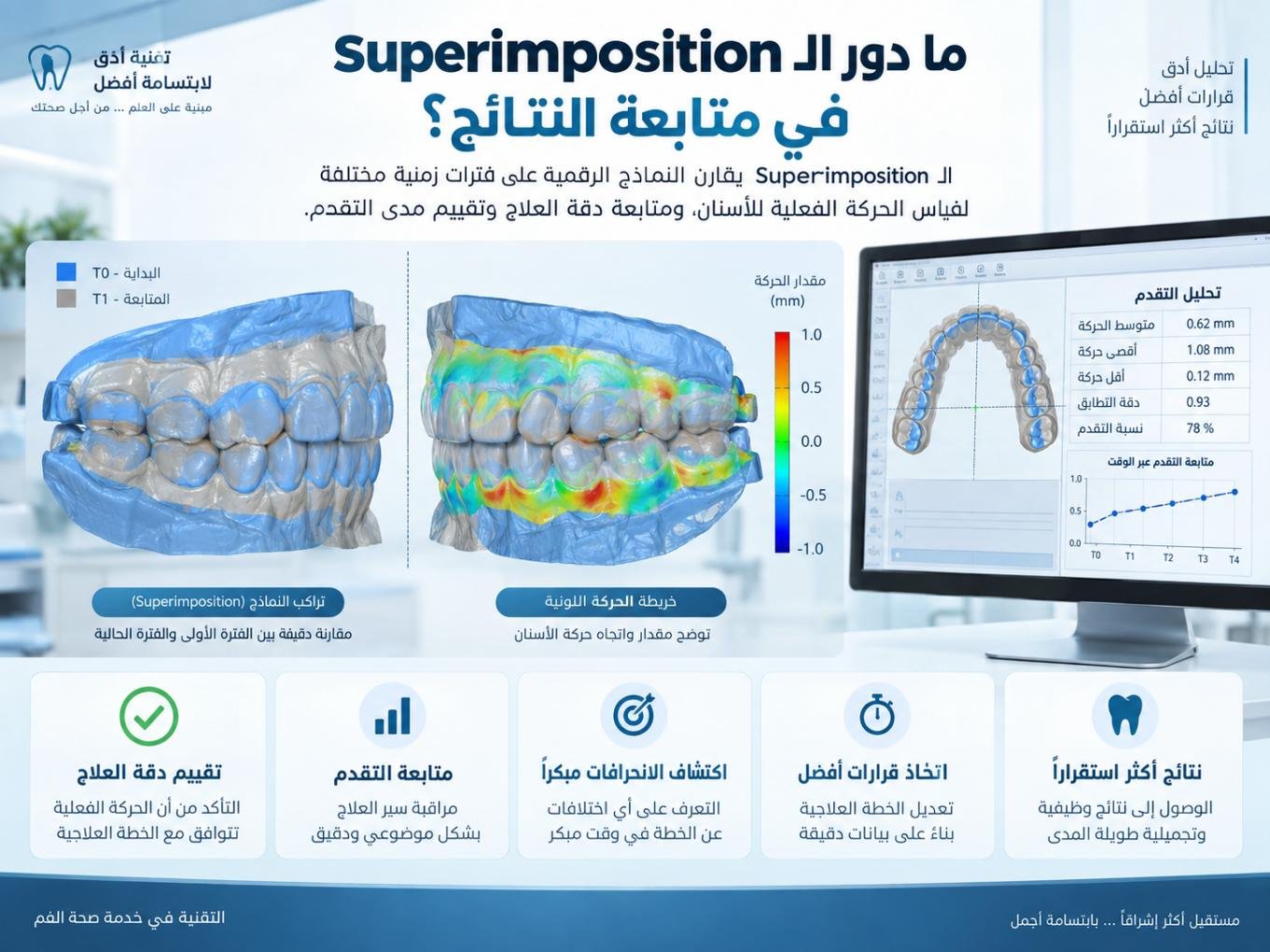 ما دور الـ Superimposition في متابعة النتائج؟
