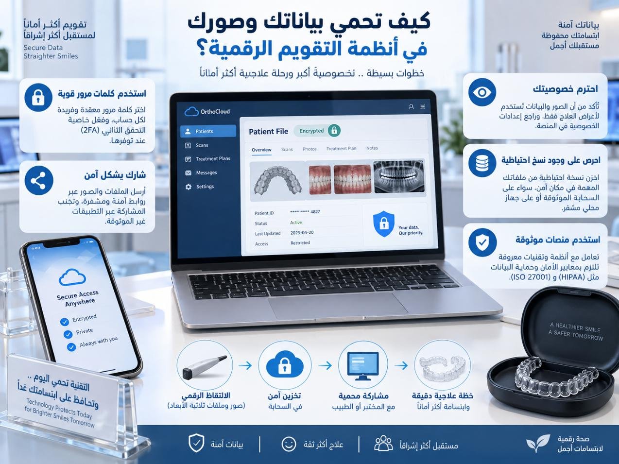 كيف تحمي بياناتك وصورك في أنظمة التقويم الرقمية؟