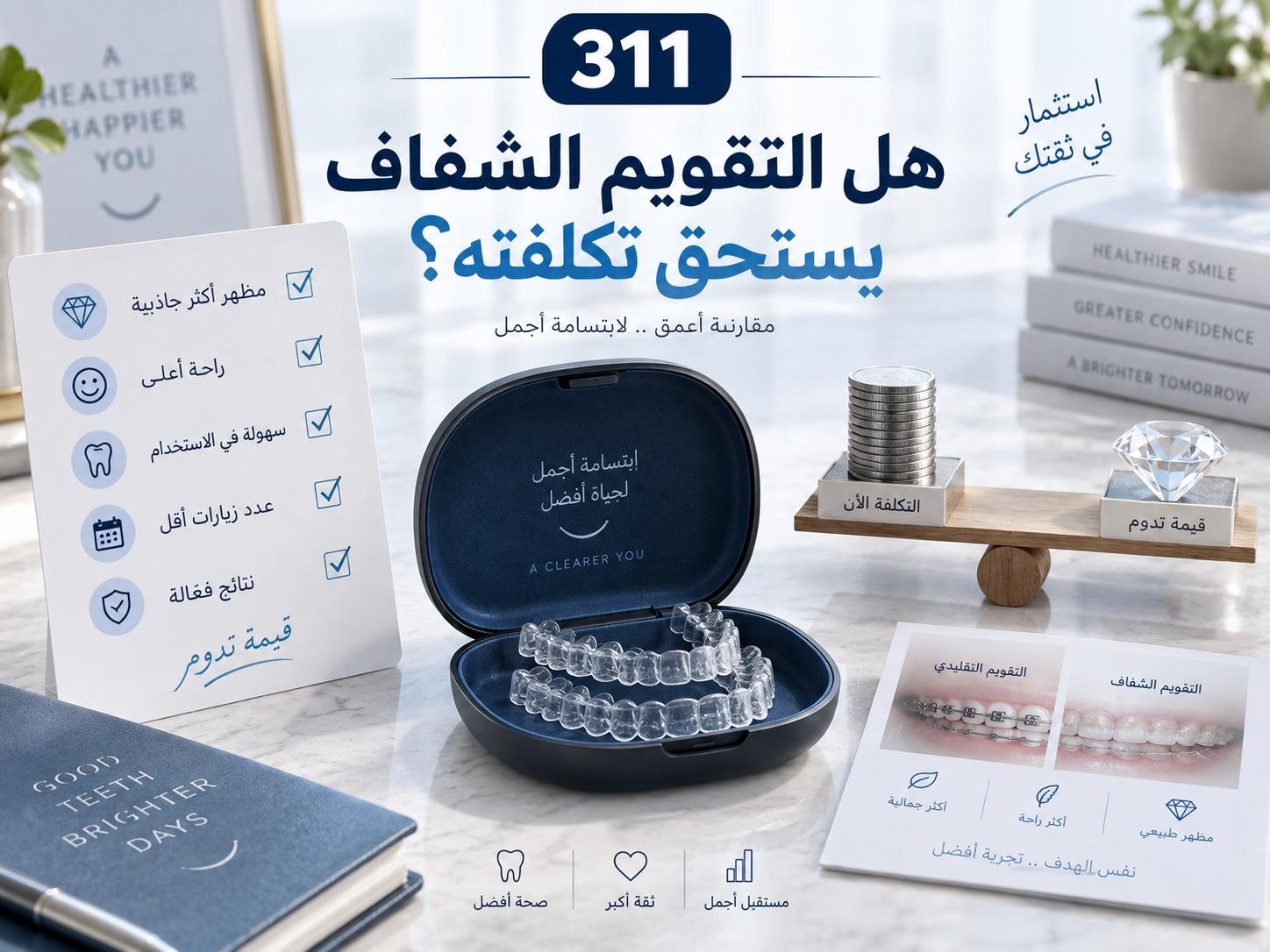 هل التقويم الشفاف يستحق تكلفته؟