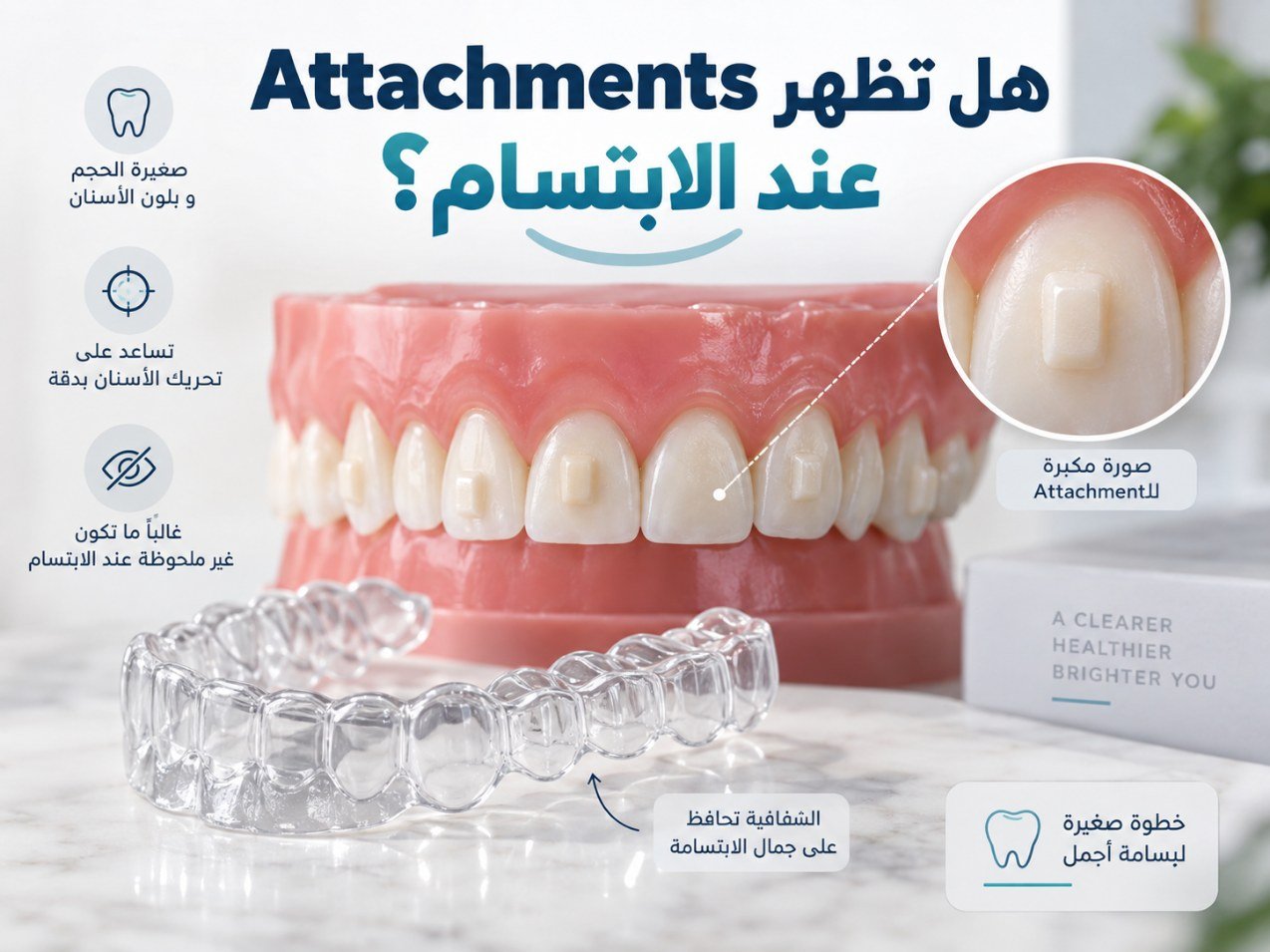 هل تظهر Attachments عند الابتسام؟