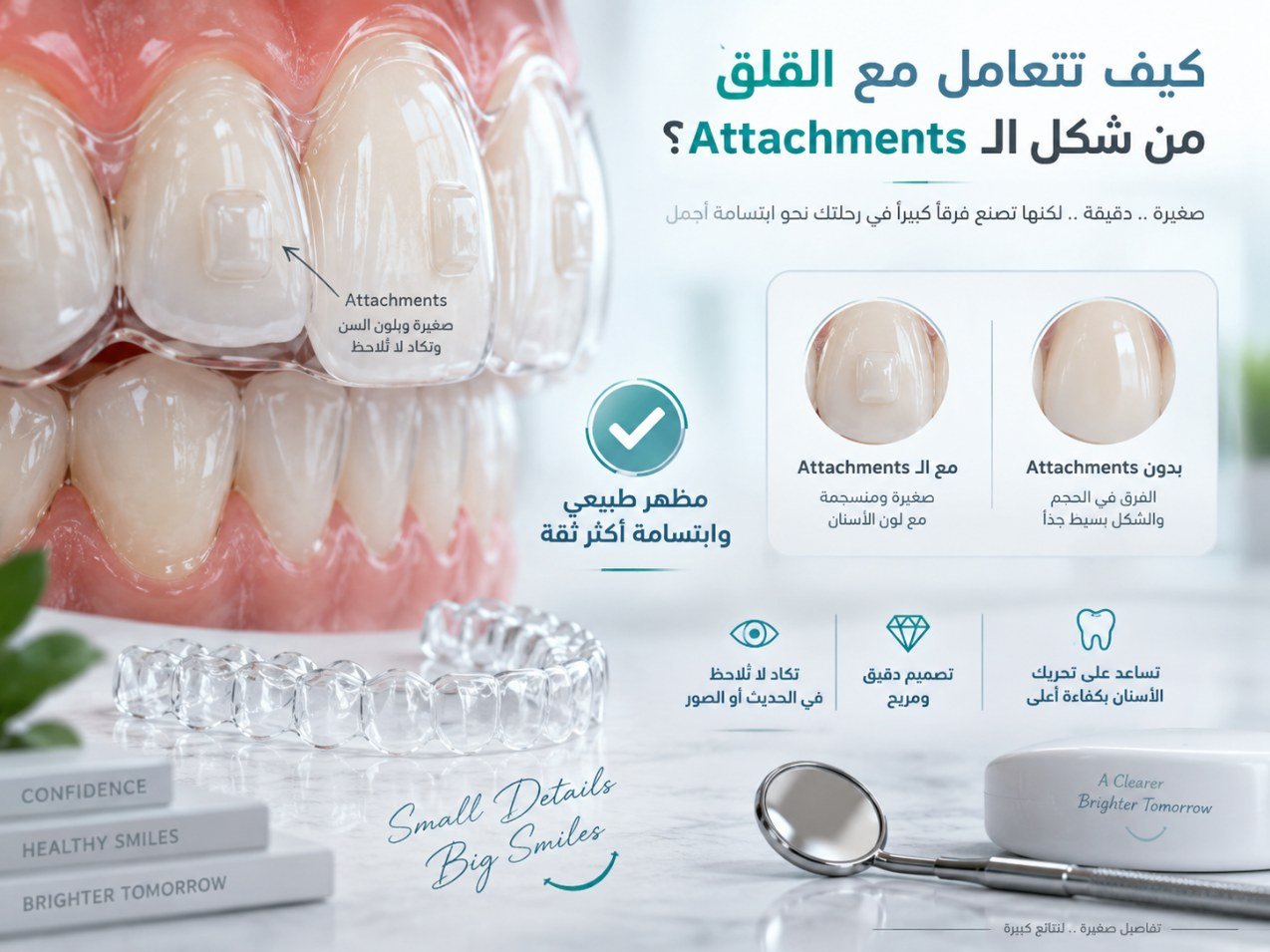 كيف تتعامل مع القلق من شكل الـ Attachments؟