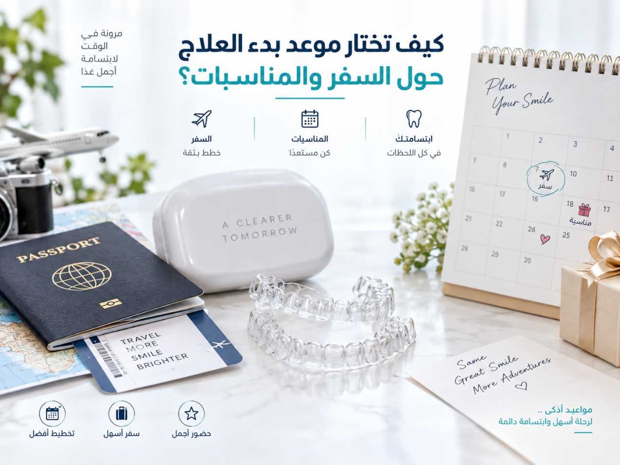 كيف تختار موعد بدء العلاج حول السفر والمناسبات؟