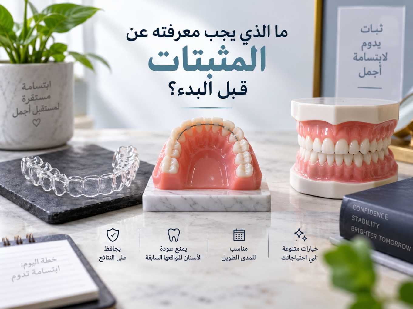 ما الذي يجب معرفته عن المثبتات قبل البدء؟