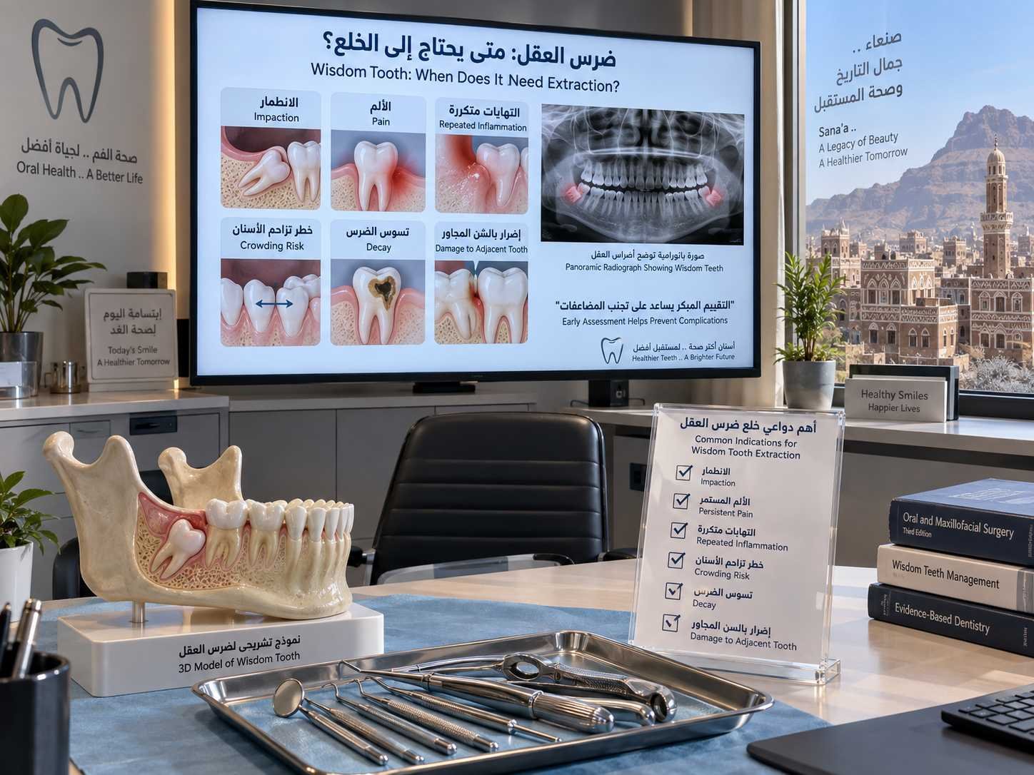 ضرس العقل: متى يحتاج إلى الخلع؟