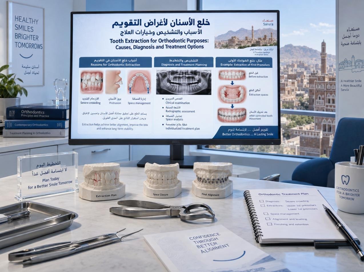 خلع الأسنان لأغراض التقويم: الاستخدامات والخطوات والعناية