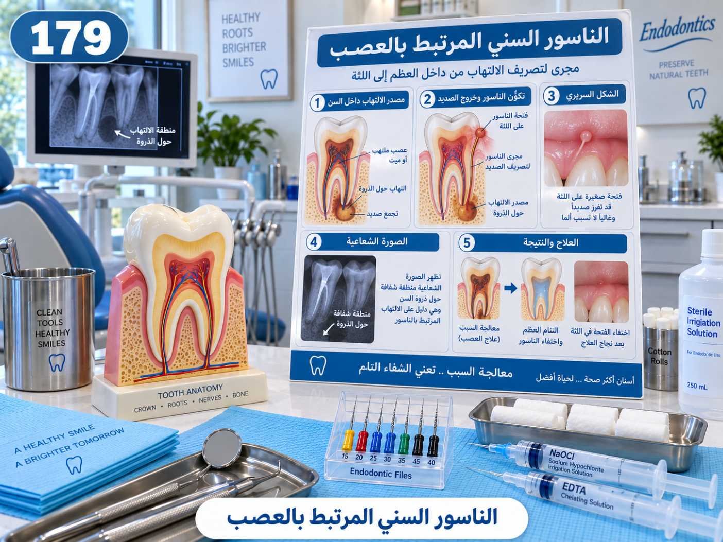 الناسور السني المرتبط بالعصب: الأسباب والتشخيص وخيارات العلاج
